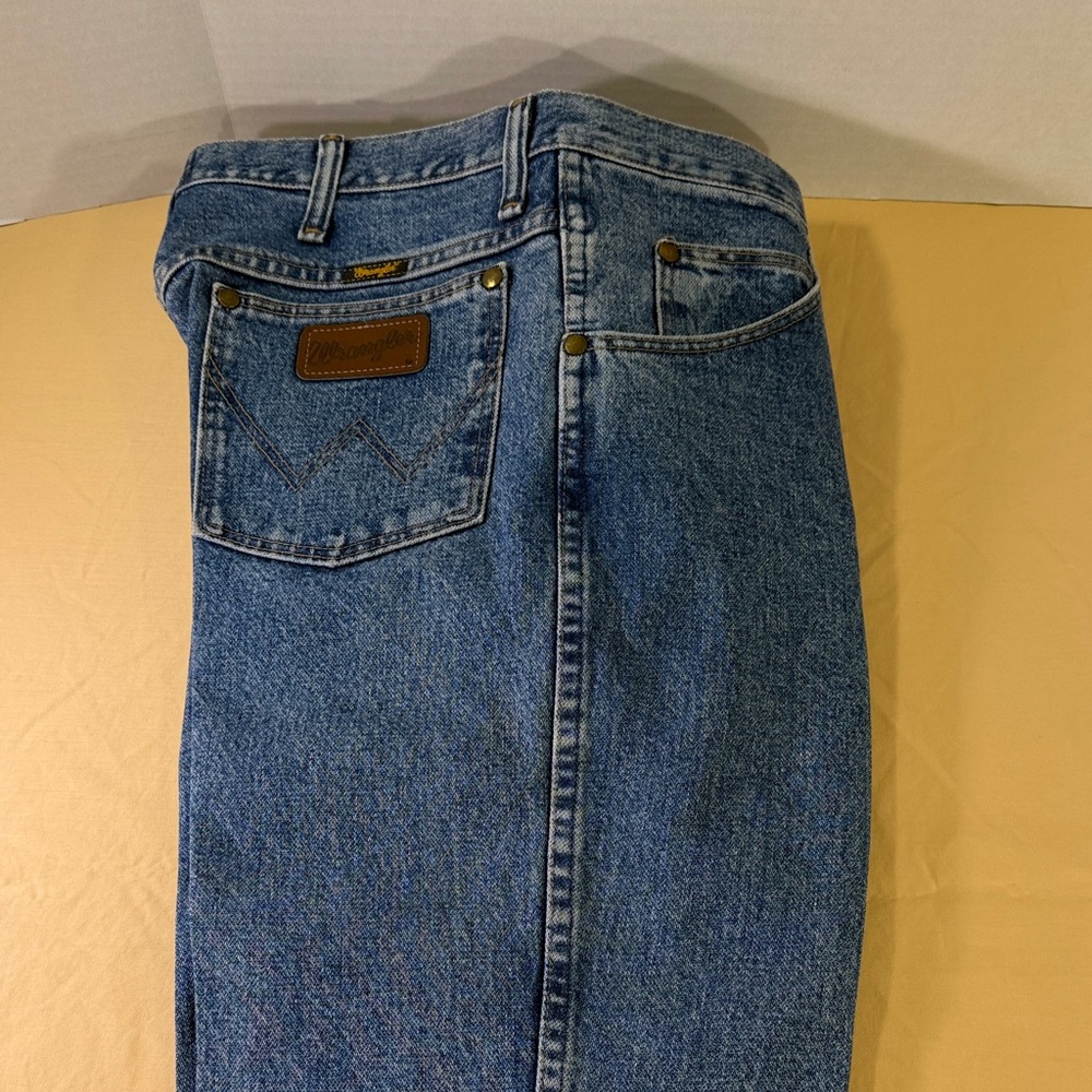 Wrangler 36MWZ red bag men’s jeans size 33/36 straight leg five pockets
